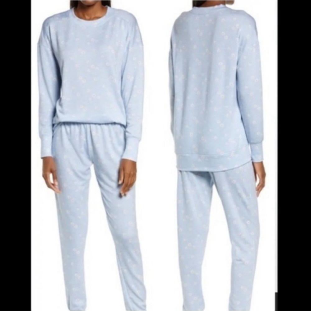 Emerson Road Daisy Print Jogger Pajamas